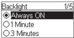 SAGEM MY DU@L RADIO 700 - BACKLIGHT SETTINGS - 3