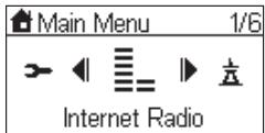 SAGEM MY DU@L RADIO 700 - Command from the remote control: - 1