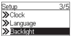 SAGEM MY DU@L RADIO 700 - BACKLIGHT SETTINGS - 1