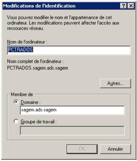 SAGEM OPEN LINE EVA - 1-Renommer le serveur sous windows - 1