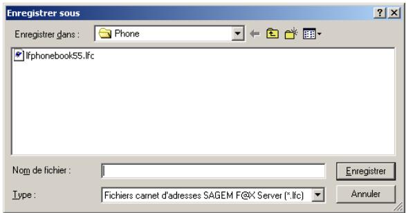 SAGEM OPEN LINE SERVER - Créer un carnet d'adresses - 1