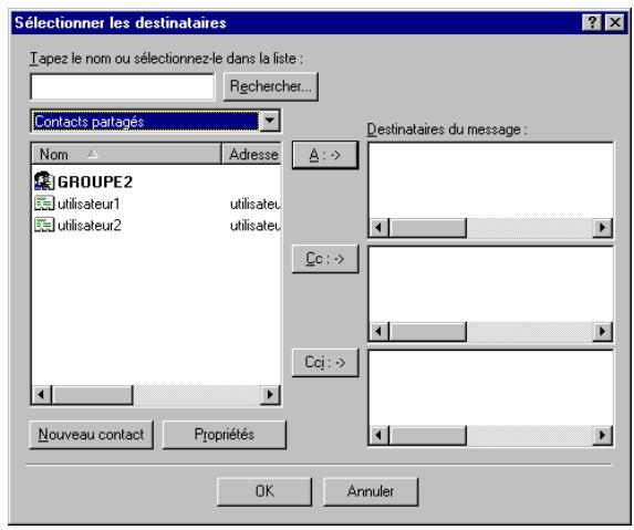 SAGEM OPEN LINE SERVER - Envoyer un fax en utilisant votre carnet d'adresses personnel - 1