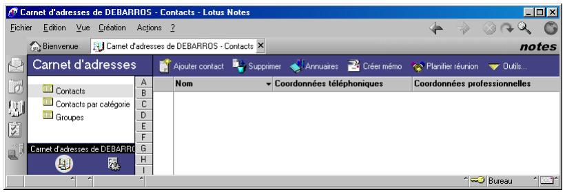 SAGEM OPEN LINE SERVER - Ajouter un destinataire au carnet d'adresses - 1