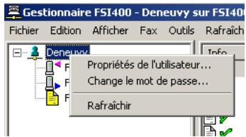SAGEM OPEN LINE SERVER - Les menus déroulants - 1