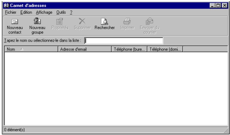 SAGEM OPEN LINE SERVER - Ajouter des destinataires au carnet d'adresses - 1