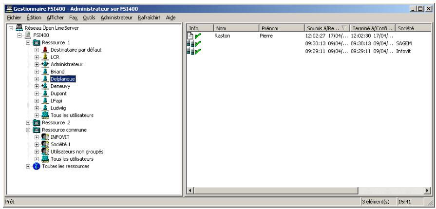 SAGEM OPEN LINE SERVER - Guide d'utilisation open line server - 1