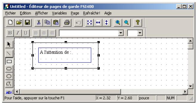 SAGEM OPEN LINE SERVER - Ajouter des lignes et des formes - 2