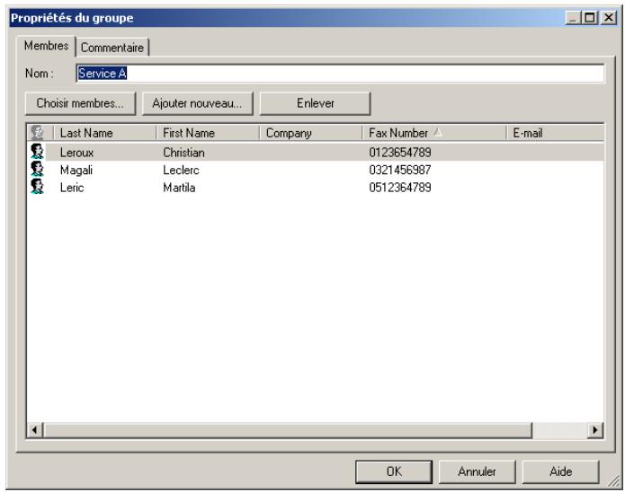 SAGEM OPEN LINE SERVER - Supprimer un groupe - 1