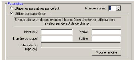SAGEM OPEN LINE SERVER - Guide d'utilisation open line server - 2