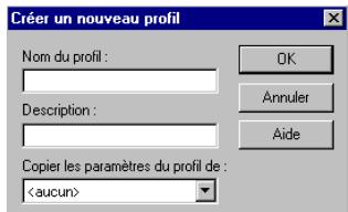 SAGEM OPEN LINE SERVER - Créer un profil - 2
