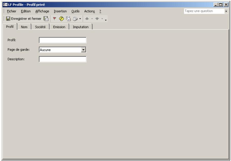 SAGEM OPEN LINE SERVER - Ajout de profils - 1