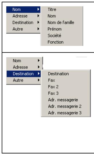 SAGEM OPEN LINE SERVER - Menu variables - 2