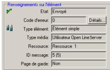 SAGEM OPEN LINE SERVER - Fax sortant - 1