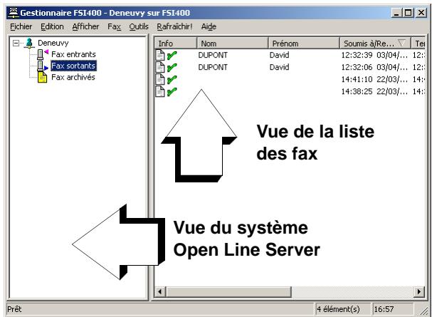 SAGEM OPEN LINE SERVER - L'interface - 1