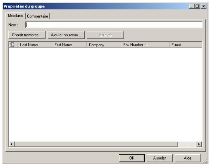 SAGEM OPEN LINE SERVER - Créer un groupe - 1