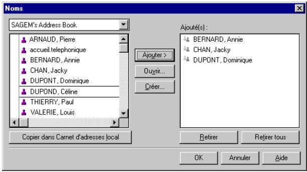 SAGEM OPEN LINE SERVER - Envoyer un fax - 1