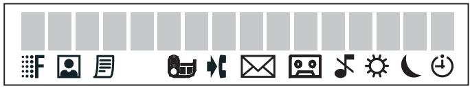 SAGEM PHILIPS MAGIC 3-2 COLOR DECT - Display symbols * - 1