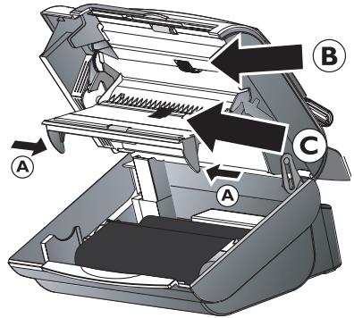 SAGEM PHILIPS MAGIC 3-2 COLOR DECT - Cleaning the document feed roller - 1