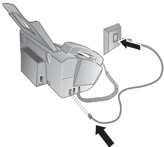SAGEM PHILIPS MAGIC 5 PRIMO - Connecting the Telephone Cable - 1