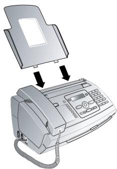 SAGEM PHILIPS MAGIC5 COLOUR DECT - Attaching the Paper Tray - 1