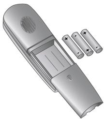 SAGEM PHILIPS MAGIC5 ECO VOICE DECT - Introduire les batteries dans le combiné sans fil - 2