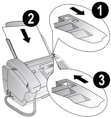 SAGEM PHILIPS MAGIC5 ECO VOICE DECT - Chargement du papier - 3
