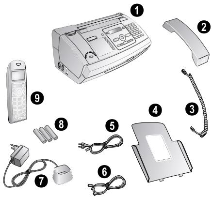 SAGEM PHILIPS MAGIC5 ECO VOICE DECT - Contenu de l'emballage - 1
