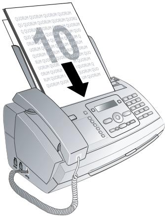 SAGEM PHILIPS MAGIC5 VOICE DECT - Inserting Documents - 1