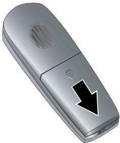 SAGEM PHILIPS MAGIC5 VOICE DECT - Changing the batteries in the cordless telephone - 1