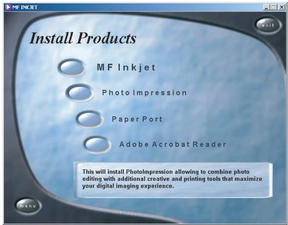 SAGEM PHILIPS MF-JET 495 - Installing individual products - 3