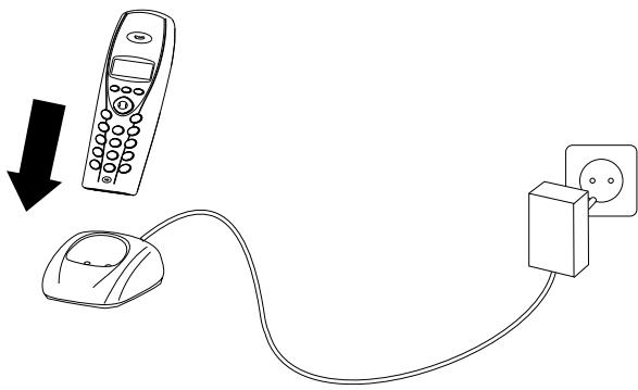 SAGEM PHILIPS MF-JET 495 - Operating the cordless handset - 2