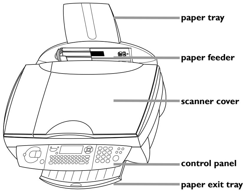 SAGEM PHILIPS MF-JET 495 - Description of the multifunctional machine - 1