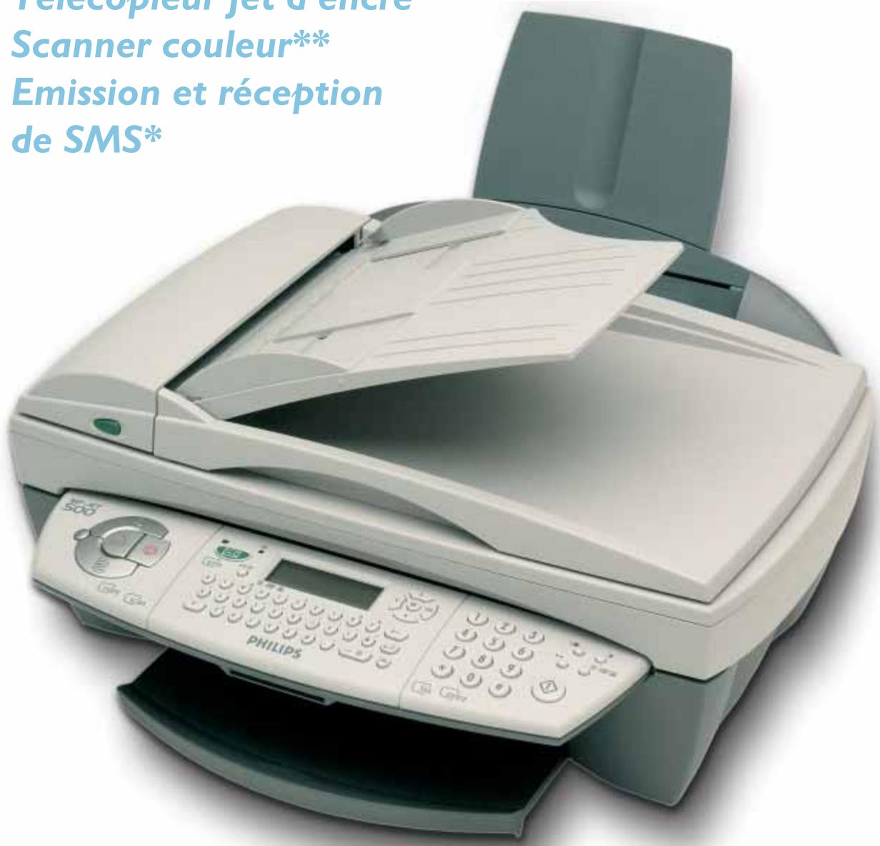 SAGEM PHILIPS MF-JET 500 - Le fax 5 en 1 le plus compact Pour le home & le small office - 1