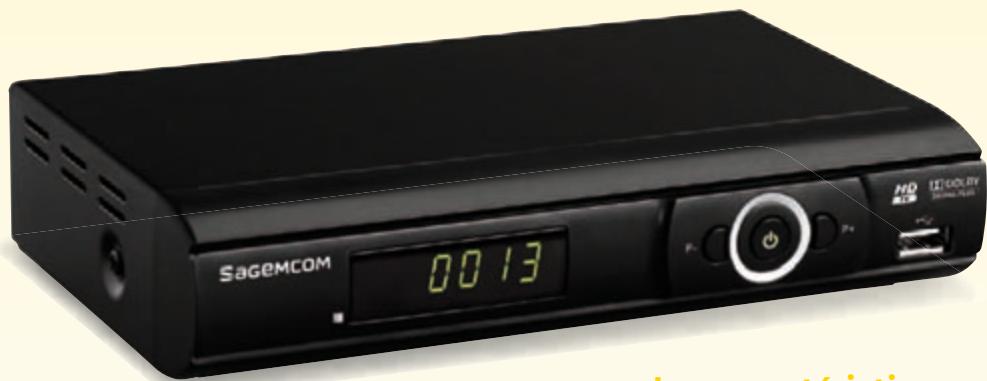 SAGEM DT83HD - Récepteur TNT HAUTE définition avec fonctions magnétoscope numérique - 1