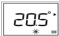 SAUTER BIJOU - Comment modifier la temperature souhaitée? - 2