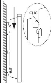 SAUTER PERLE - 5/Verrouiller le panneau rayonnant sur la patte d'accrochage - 3