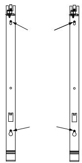 SAUTER CINTO - FIXER les PATTES d'accrochage au MUR - 3