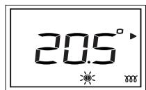SAUTER MADISON - Comment modifier la temperature souhaitee? - 2
