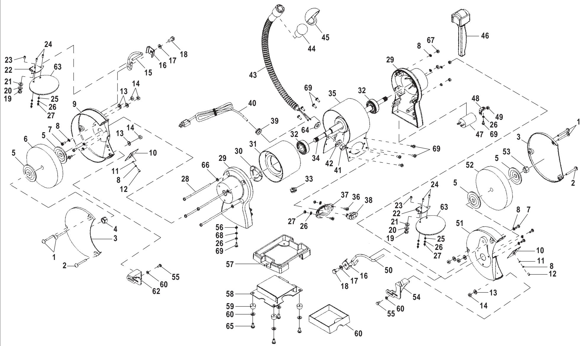 RYOBI BGH826 - REPAIR SHEET - 1