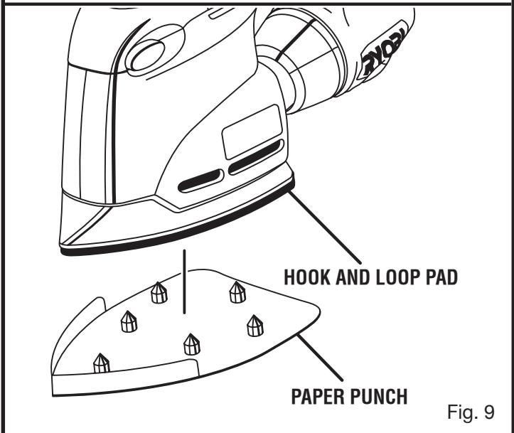 RYOBI CFS1502 - ROTATING THE SANDING SHEETS - 2