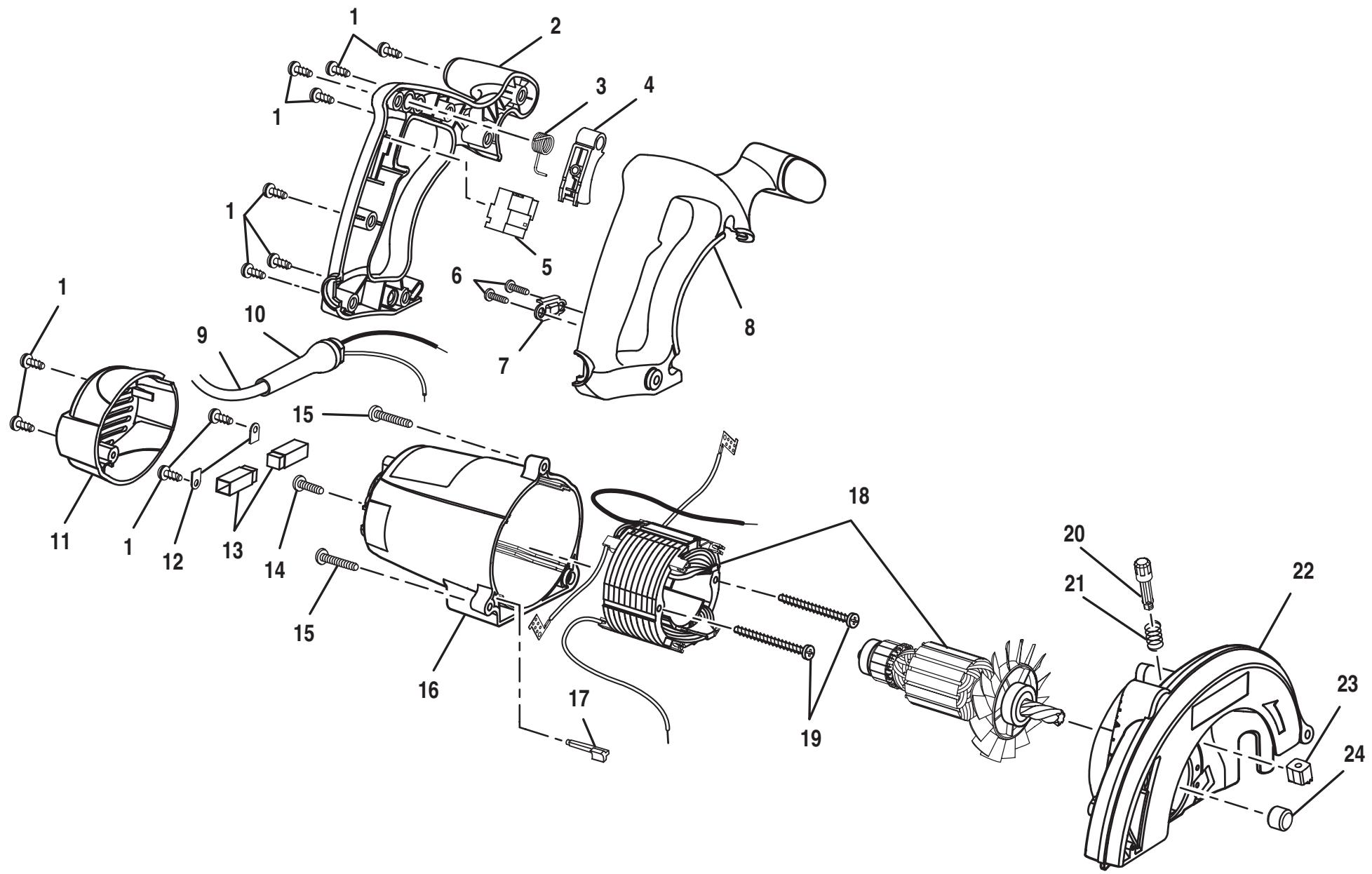 RYOBI CSB131 - (Figure A) - 1
