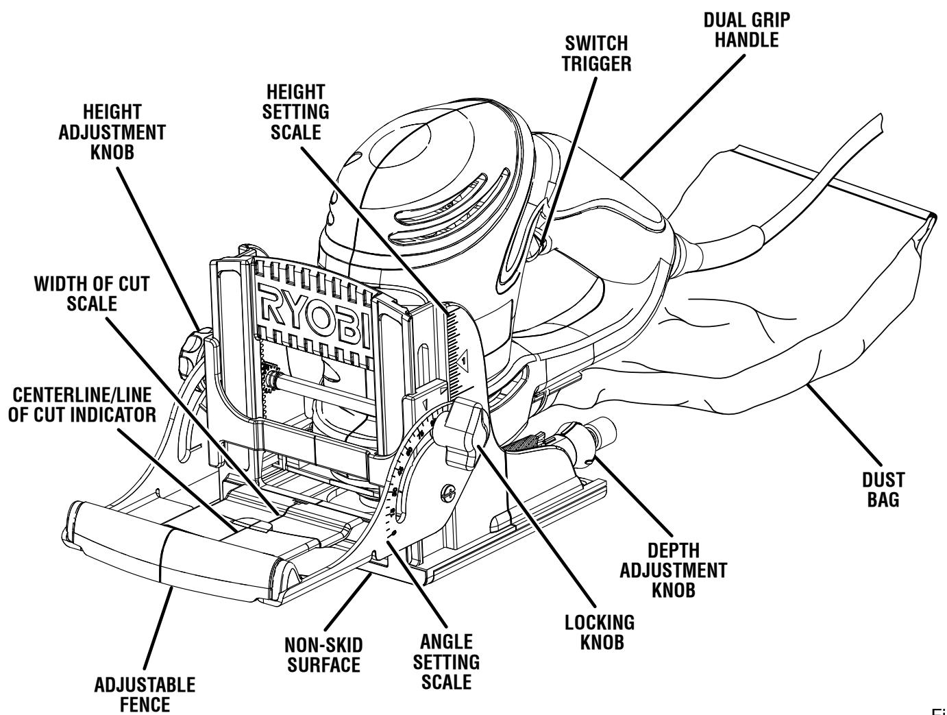 RYOBI JM82K - PRODUCT SPECIFICATIONS - 1