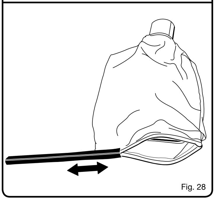 RYOBI JM82K - CLEANING THE DUST BAG - 2