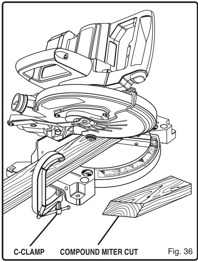 RYOBI MS181 - COMPOUND MITER CUT - 1