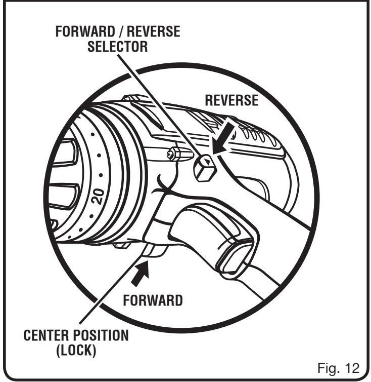 RYOBI P220 - CHANGING THE BIT ROTATION - 2