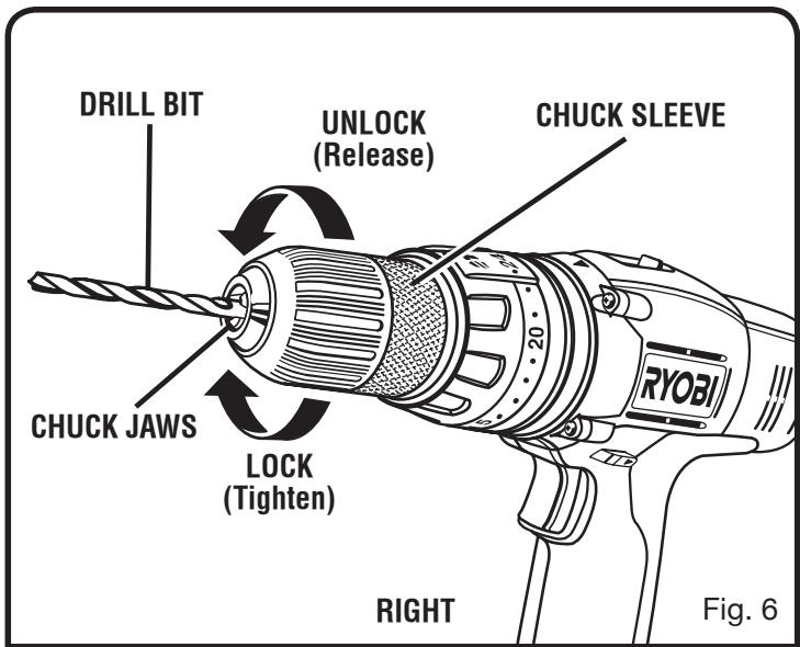 RYOBI P220 - REMOVING BITS - 1
