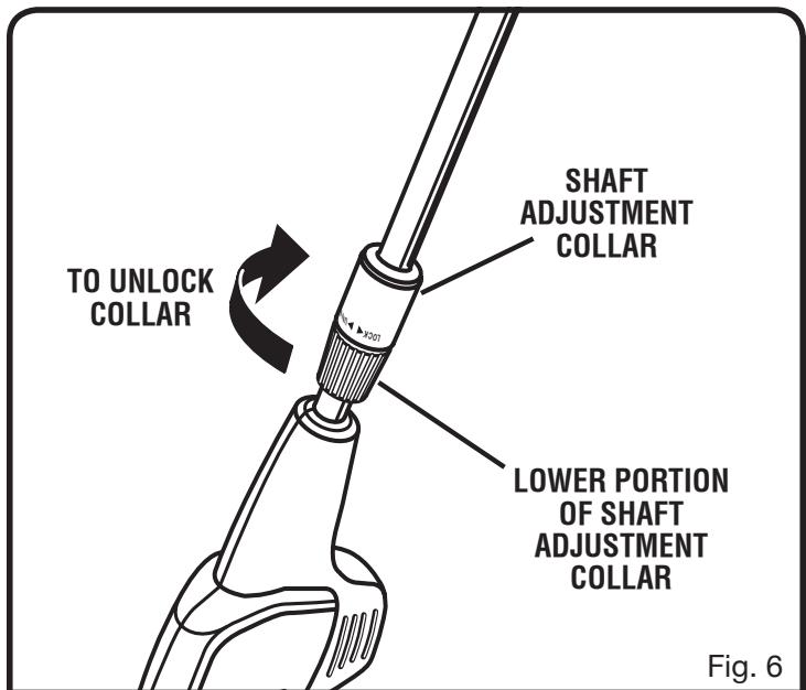 RYOBI P2500 - ADJUSTING THE SHAFT - 1
