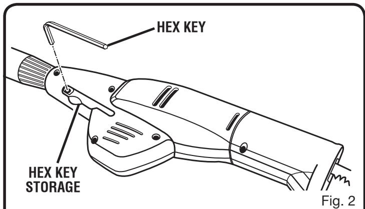 RYOBI P2500 - REMOVING THE BLADE - 1