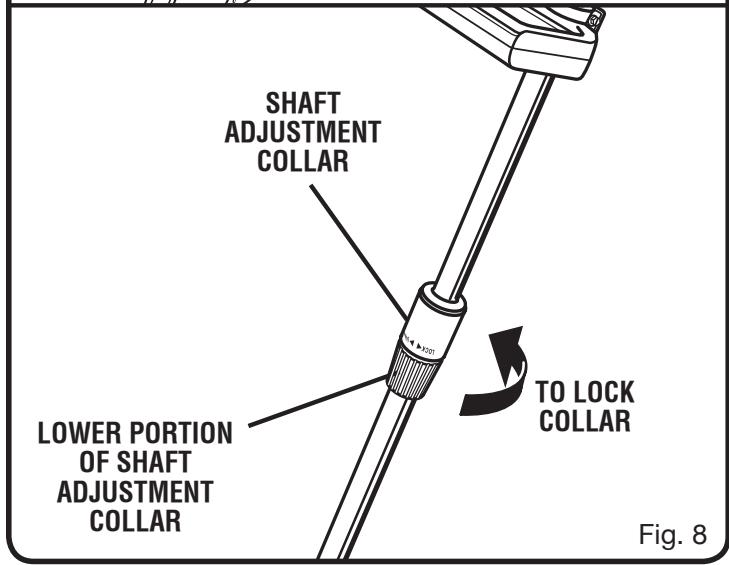 RYOBI P2500 - ADJUSTING THE SHAFT - 3