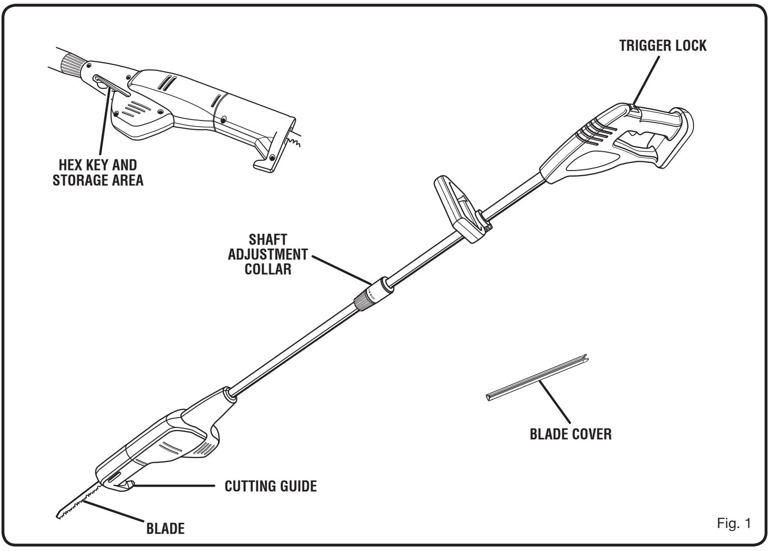 RYOBI P2500 - PRODUCT SPECIFICATIONS - 1